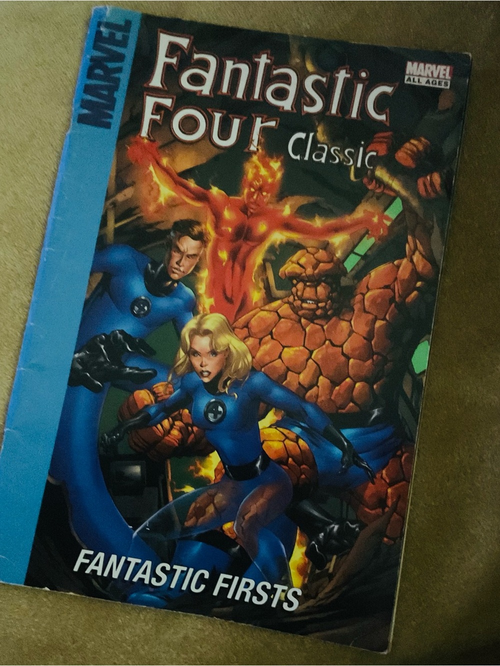 Marvel Fantastic Four Vintage Comic Book — Classic Fantastic Firsts